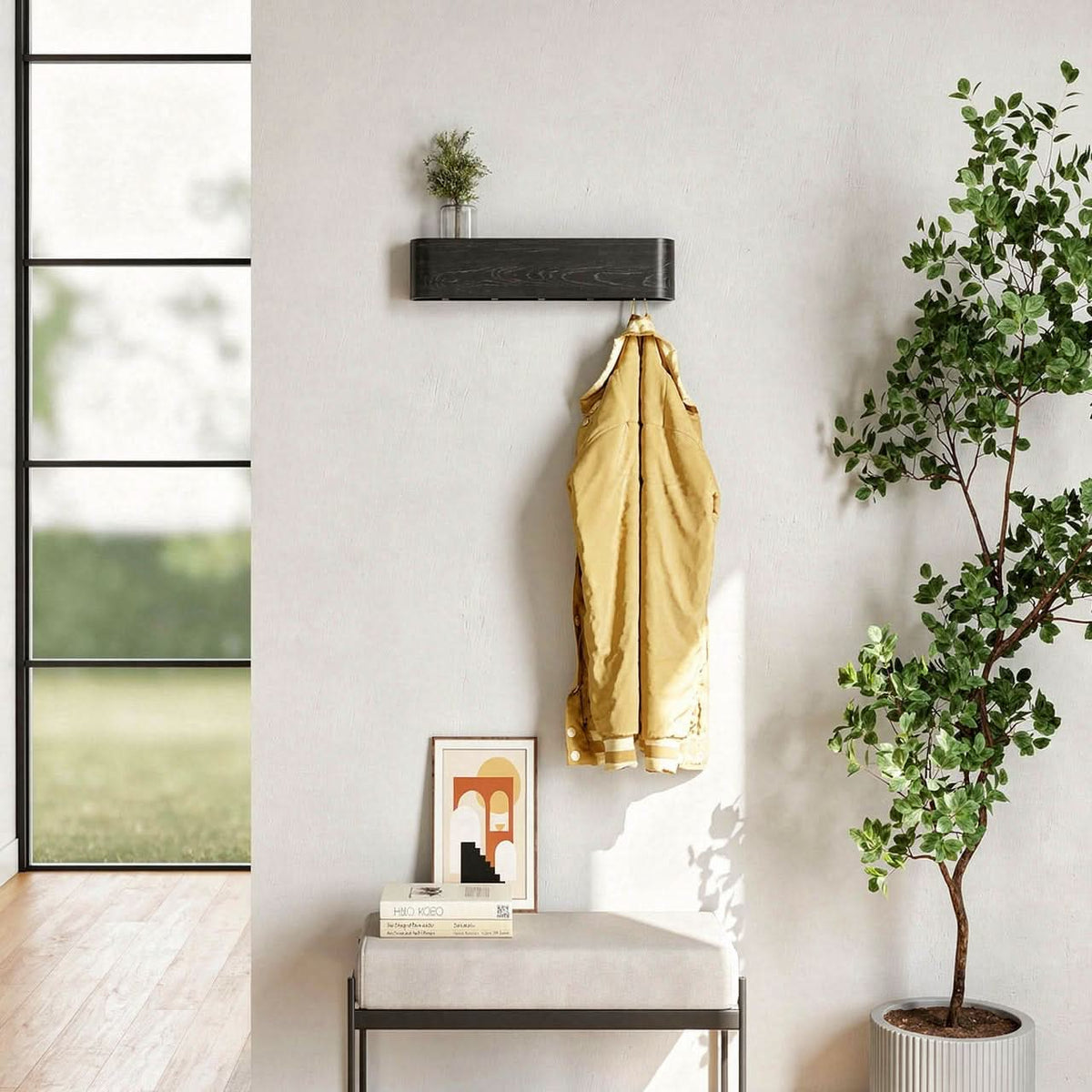 CONCELO – Wall Organizer with Hidden Hooks for Minimalist Interiors
