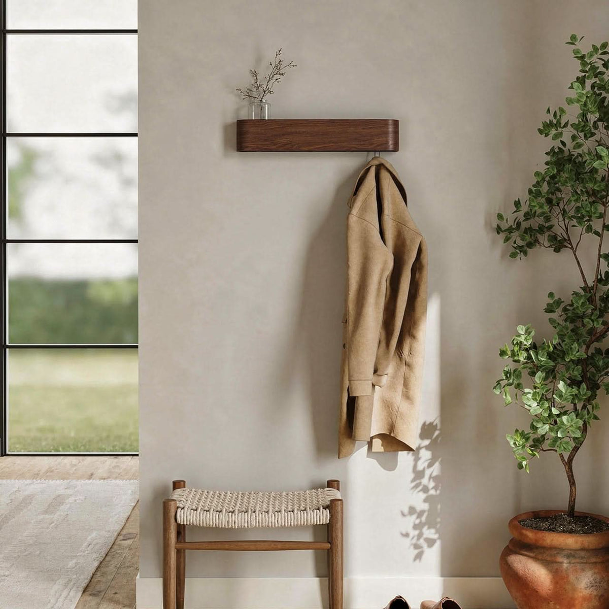 CONCELO – Wall Organizer with Hidden Hooks for Minimalist Interiors