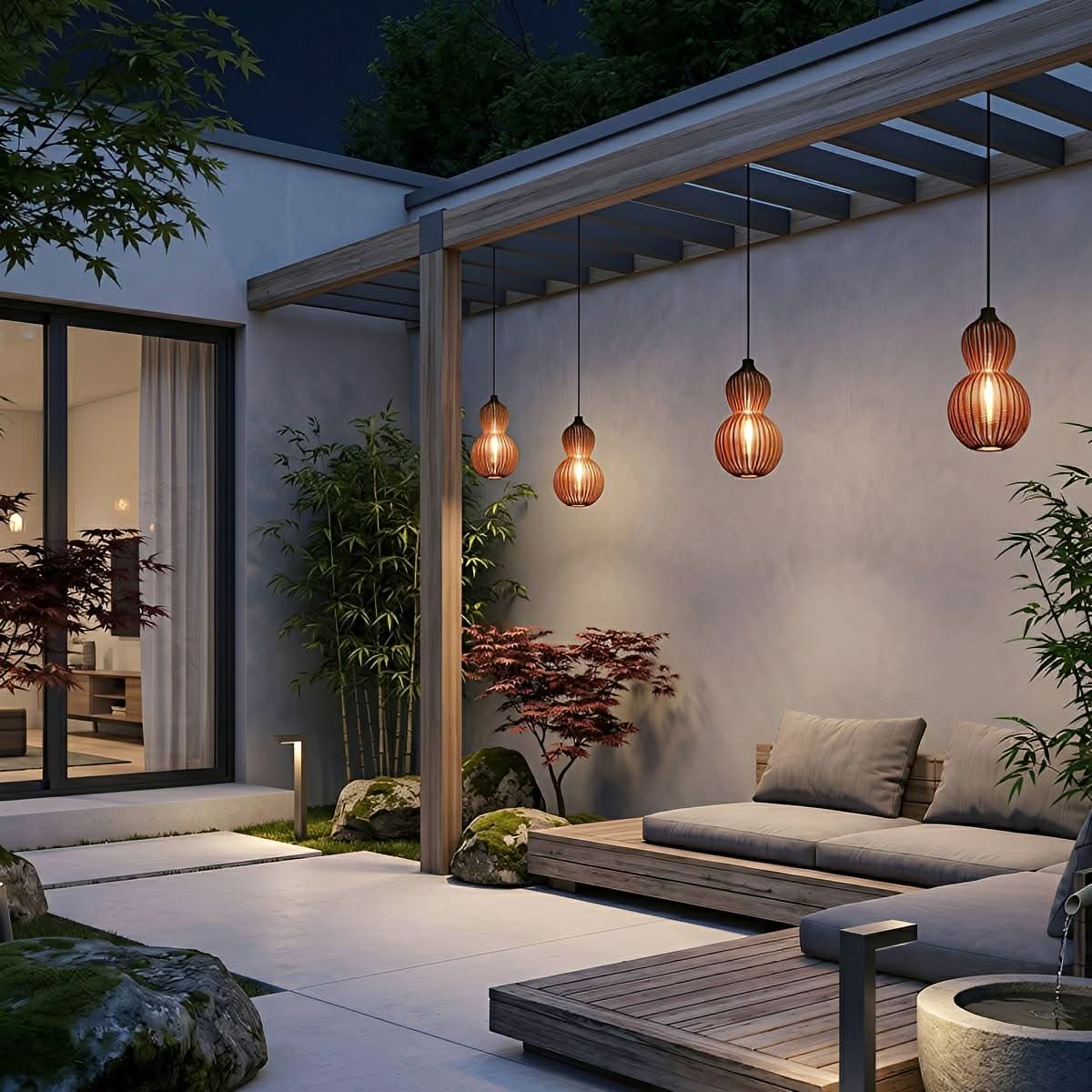 COASTMUSE – Pendant Light for Artistic Patio Ambience