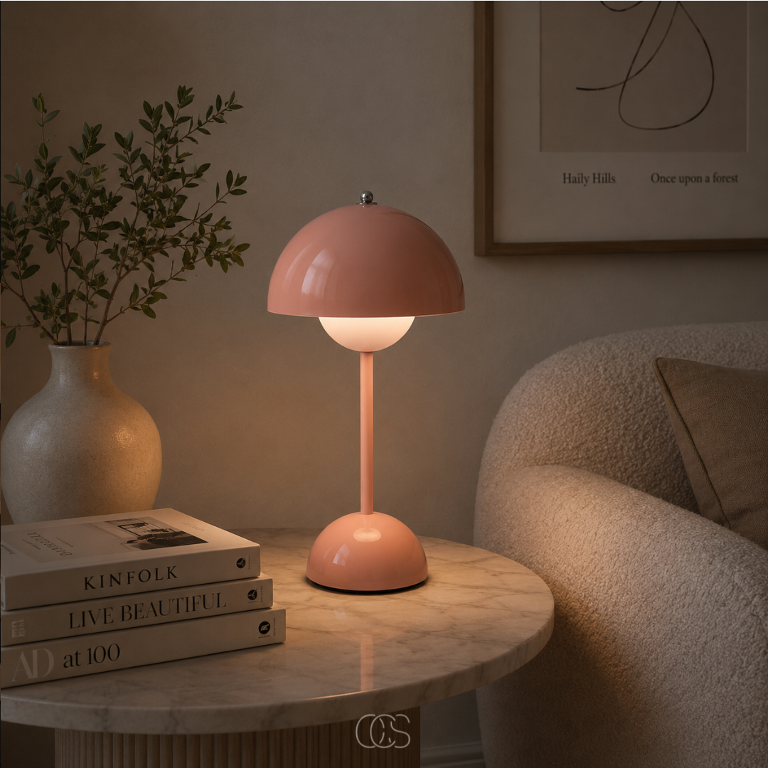 SCANDERIX – Wireless Bedside Lamp for Effortless Evening Comfort