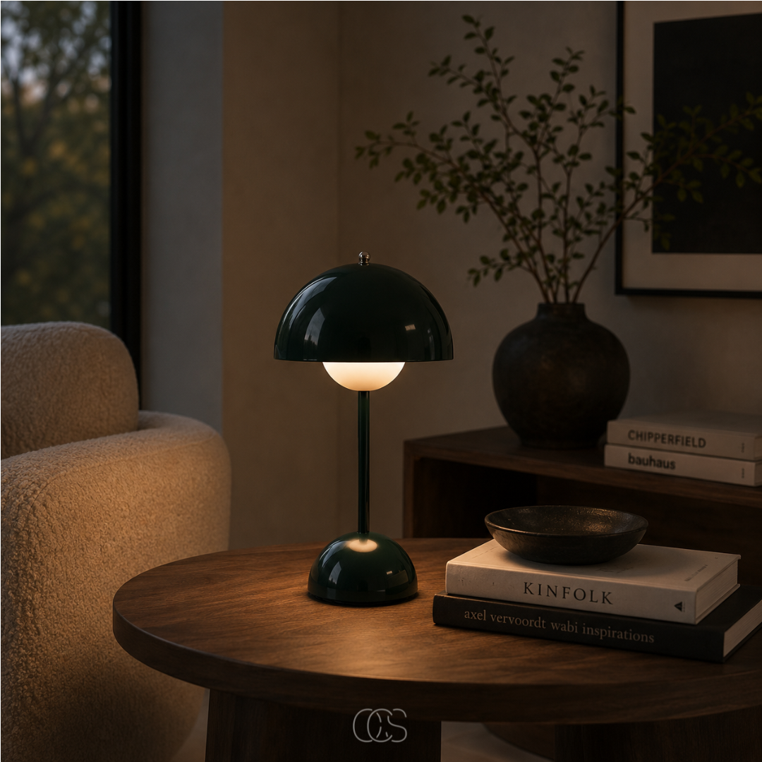 SCANDERIX – Wireless Bedside Lamp for Effortless Evening Comfort