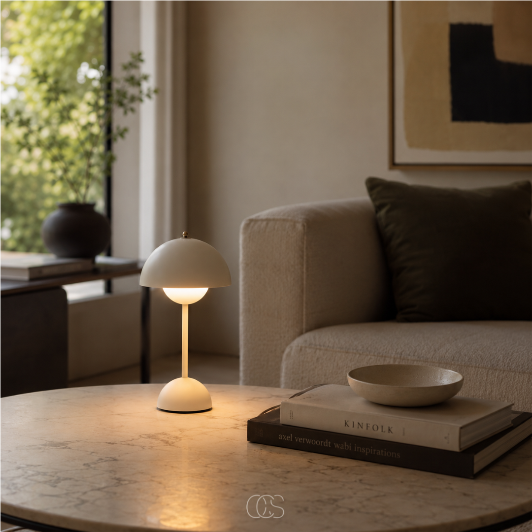 SCANDERIX – Wireless Bedside Lamp for Effortless Evening Comfort