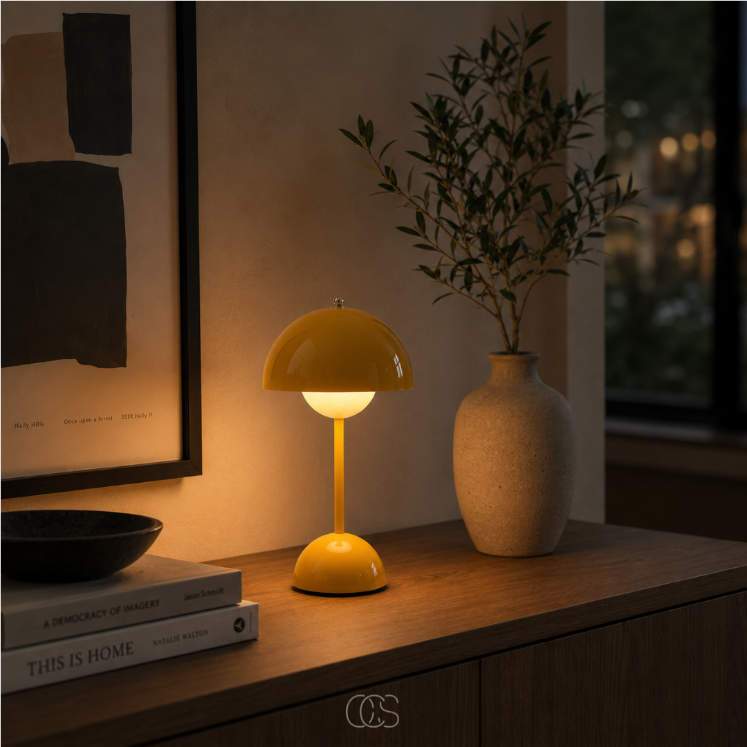 SCANDERIX – Wireless Bedside Lamp for Effortless Evening Comfort
