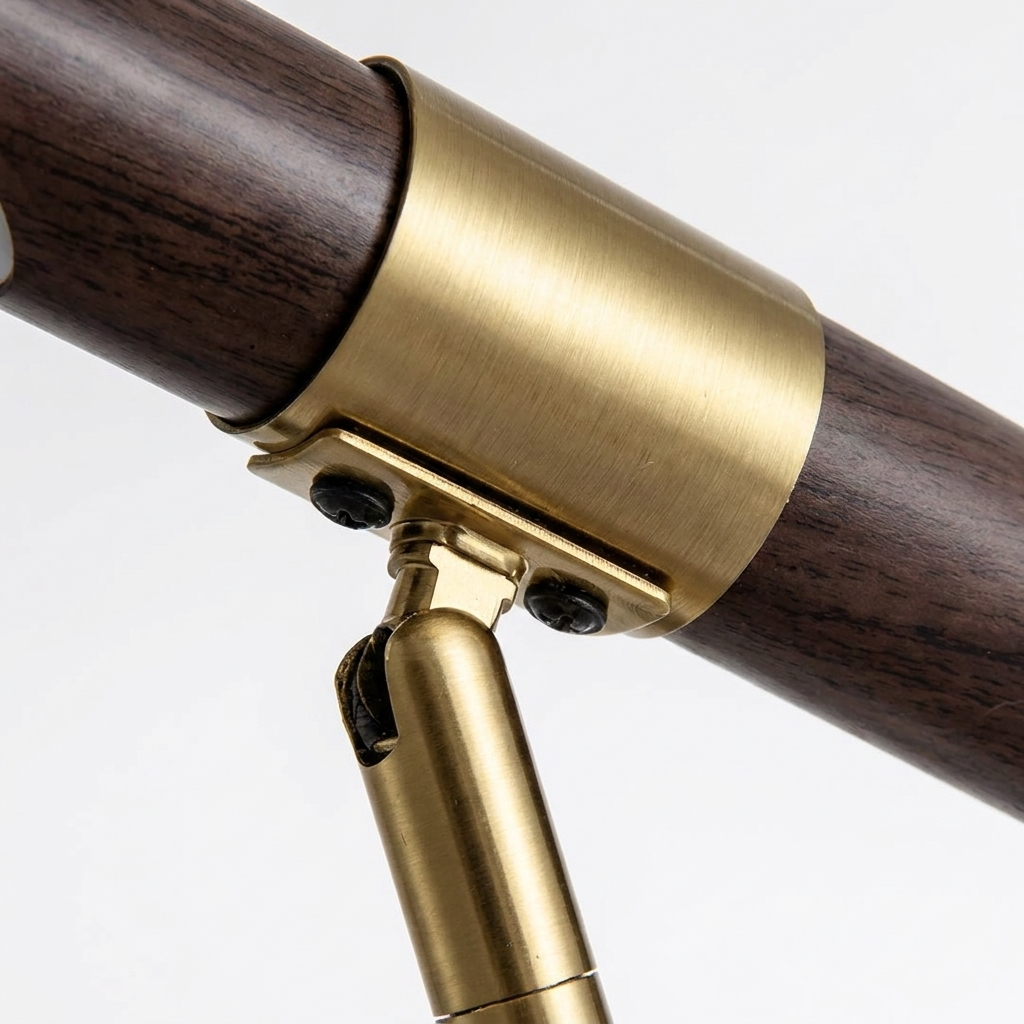 NUTAVENIX – Walnut-Finish Table Light for Warm Ambient Glow